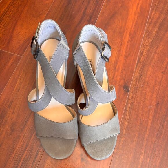 Paul Green Women's Grey and Khaki Sandals - Picture 8 of 8